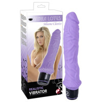 Реалістичний вібратор - Vibra Lotus Lila Vibrator