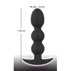 Анальна пробка - Black Velvets Heavy Beads, 145 г