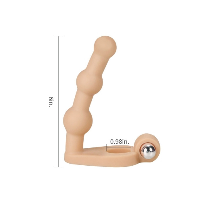 Насадка для подвійного проникнення - The Ultra Soft Double Bead 6 "