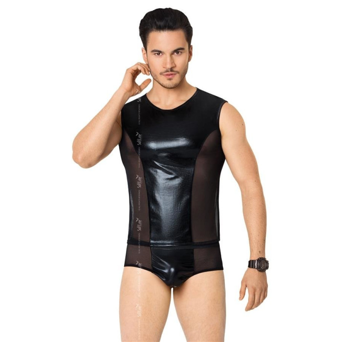 Комплект білизни - Shirt and Shorts 4605, black M/L