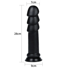 Анальна пробка - King-Sized Anal Ripples 11.25"