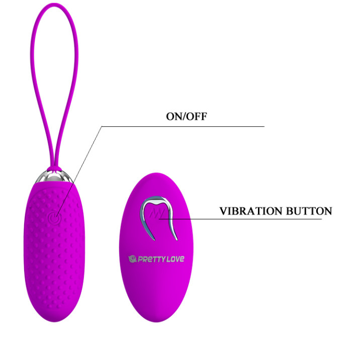 Віброяйце - Pretty Love Joannna Vibrating Egg Purple