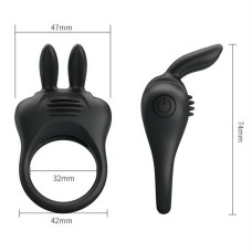 Ерекційне кільце - Pretty Love Davion Penis Ring Black