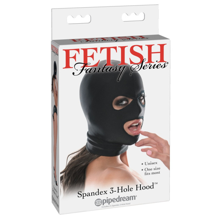 Маска - Fetish Fantasy Series Spandex 3 Hole Hood