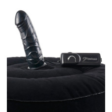 Надувна подушка з вібратором - FFS Inflatable Hot Seat Black