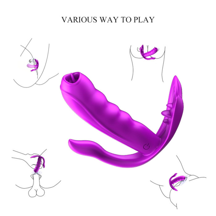 Стимулятор - Silicone Panty Vibrator USB, 7 Function, Heating