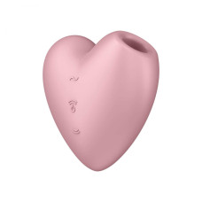 Вакуумний стимулятор - Satisfyer Cutie Heart Light Red
