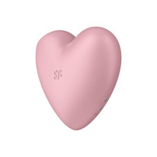 Вакуумний стимулятор - Satisfyer Cutie Heart Light Red