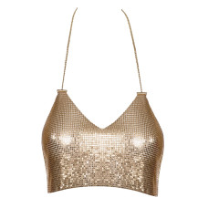 Топ - Сottelli Collection Metal Top Gold S-L