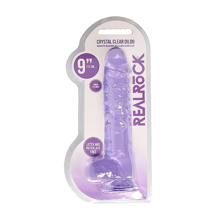 Фалоімітатор - Realrock Dildo 9" Purple