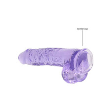 Фалоімітатор - Realrock Dildo 9" Purple