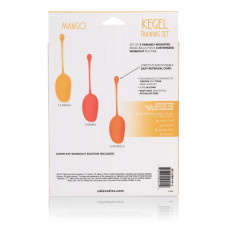 Набір вагінальних кульок - Calexotics Kegel Training Set Mango