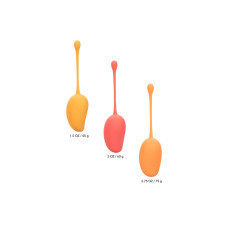 Набір вагінальних кульок - Calexotics Kegel Training Set Mango