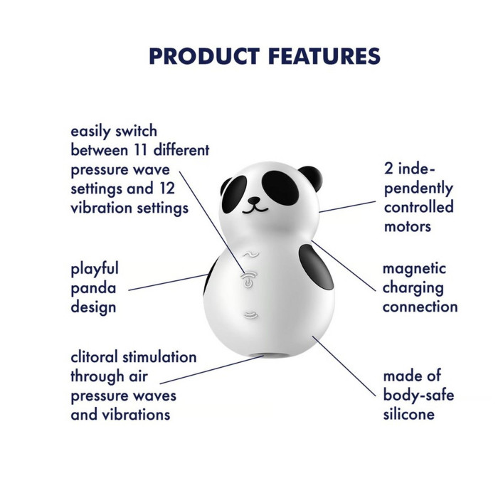 Вакуумний стимулятор - Satisfyer Pocket Panda