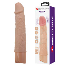 Реалістичний вібратор - Pretty Love Leander Realistic Vibrating Dildo Flesh