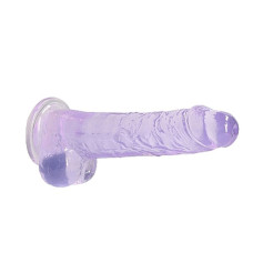Фалоімітатор - Realrock Dildo 8" Purple (пошкоджена упаковка)