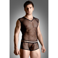 Комплект білизни - Net Set, Shirt And Thong, black XL