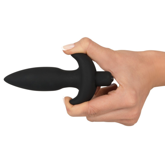 Анальна пробка - Black Velvet Vibrating Plug Small