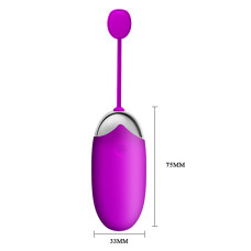 Віброяйце - Pretty Love Abner Vibrating Egg Purple (App)