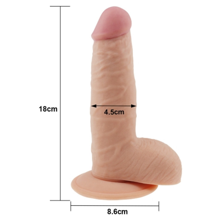 Фалоімітатор - The Ultra Soft Dude 7.5" #2