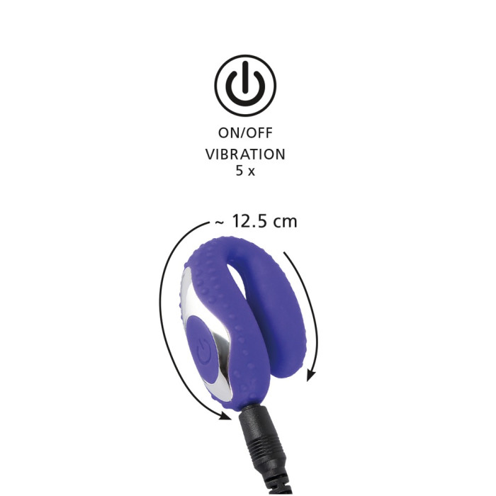 Hi-tech вібратор - Rechargeable Blow Job Vibrator Purple