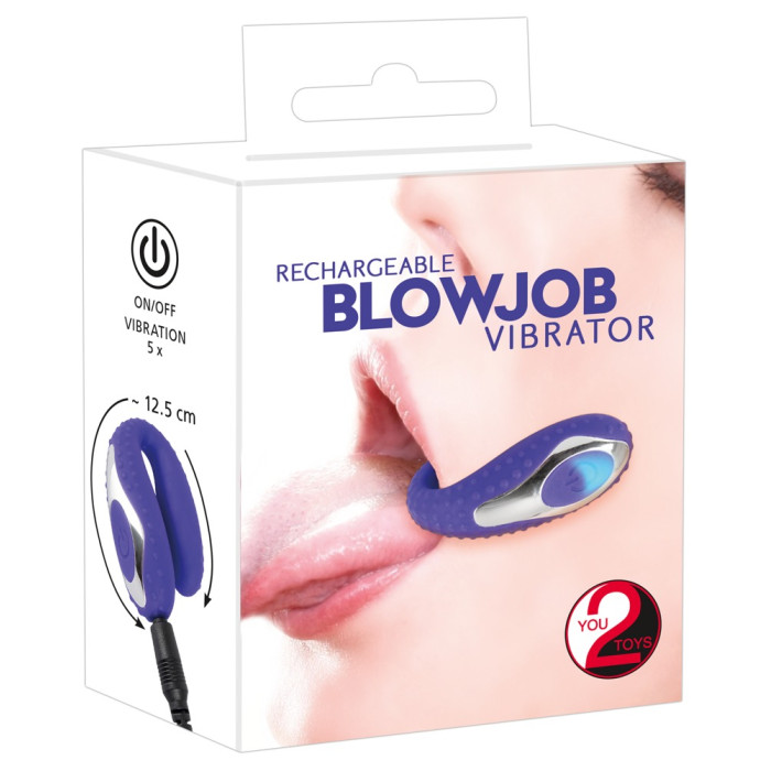 Hi-tech вібратор - Rechargeable Blow Job Vibrator Purple