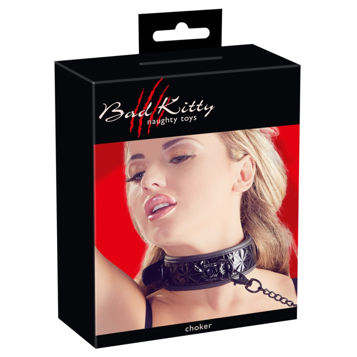 Нашийник з повідком - 2491974 Bad Kitty Collar With Leash