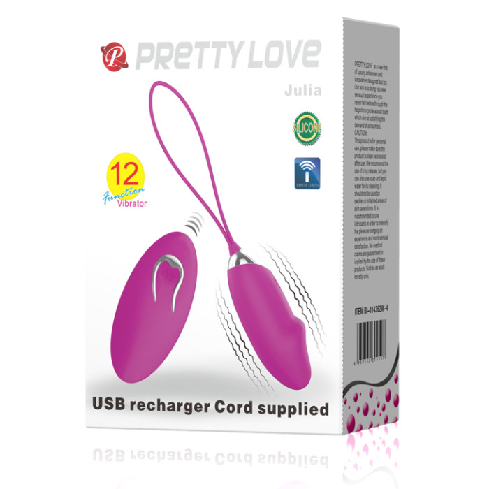Віброяйце - Pretty Love Julia Vibrating Egg Purple