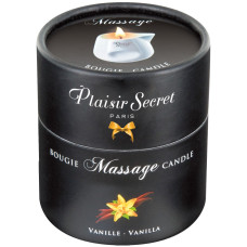 Масажна свічка - Plaisir Secrets Massage Candle Vanilla, 80 мл