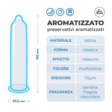 Презервативи - Aromatizzato (Flavoured), 144 шт.