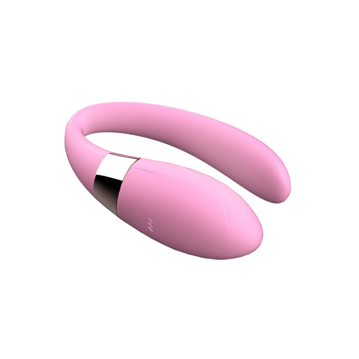 Вібратор для пар - V-Vibe Pink, USB, 7 Function, Remote Control