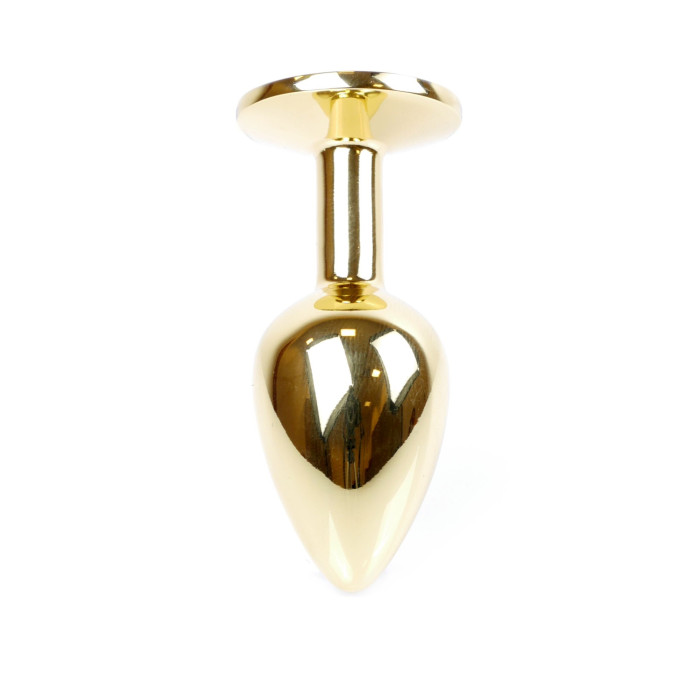 Анальна пробка - Jewellery Gold Plug Pink