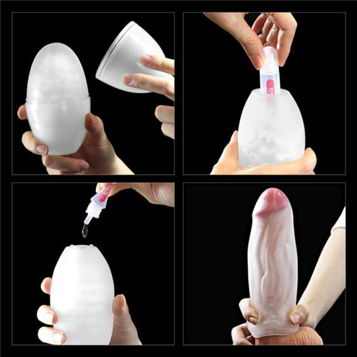 Мастурбатор - Traning Master Giant Egg Masturbator Blue