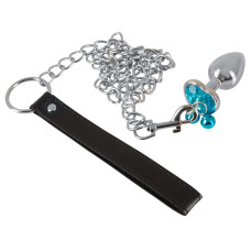 Набір анальних пробок і повідець - Butt Plug Set with a Leash