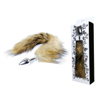 Анальна пробка - Fox Tail Brown XL