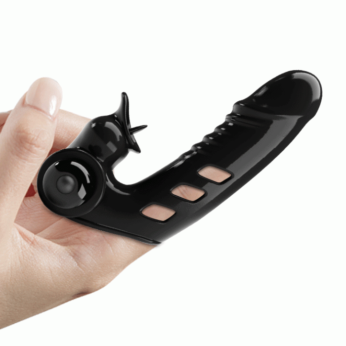 Насадка на палець - Pretty Love Corbin Finger Vibrator Black