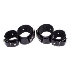 Фіксатор для зап'ястків та щиколоток Fixation Me Ankle Black