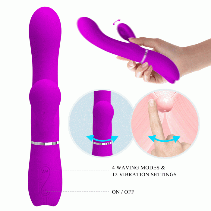Вібратор - Pretty Love Clitoris Vibrator Purple