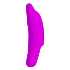 Вібронасадка на палець - Pretty Love Delphini Fingering Vibrator Purple