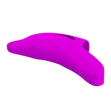 Вібронасадка на палець - Pretty Love Delphini Fingering Vibrator Purple