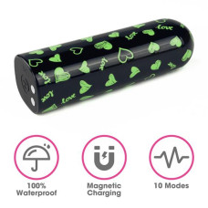 Вібропуля - Rechargeable Glow-in-the-dark Heart Massager