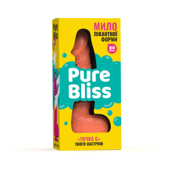 Мило член Pure Bliss 18 см Orange