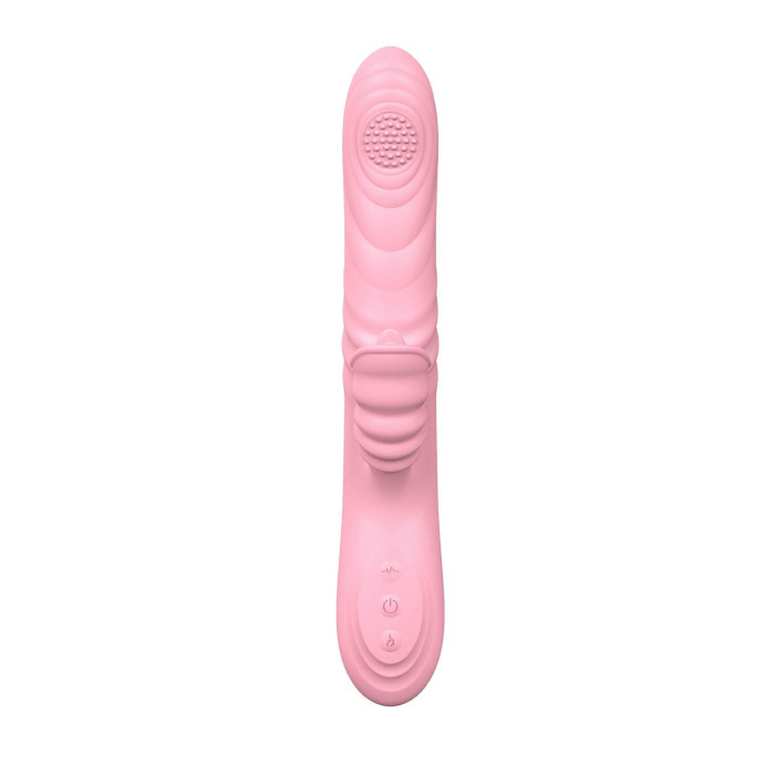 Вібратор - Angelia, USB 3 Functions Of Thrusting, 20 Vibrations Flesh