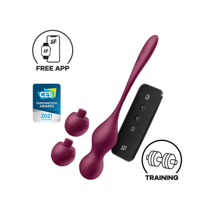 Вагінальні кульки - Satisfyer Love Birds Vary (App)