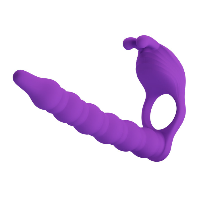 Кільце-насадка для подвійного проникнення - Pretty Love Blackney Vibrating Enhacer Purple