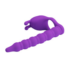 Кільце-насадка для подвійного проникнення - Pretty Love Blackney Vibrating Enhacer Purple