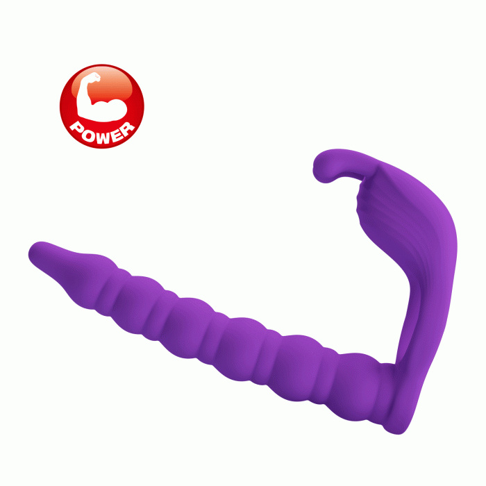 Кільце-насадка для подвійного проникнення - Pretty Love Blackney Vibrating Enhacer Purple