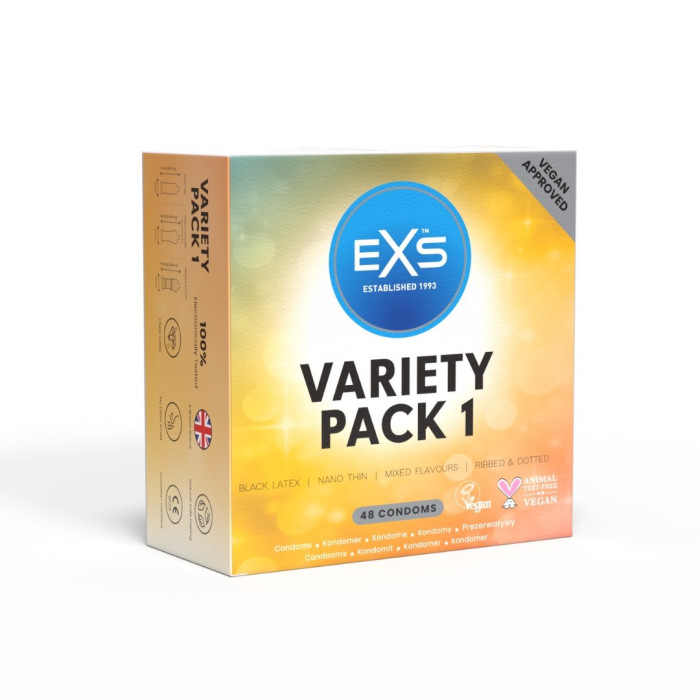 Презервативи - EXS Variety Pack 1, 48 шт.
