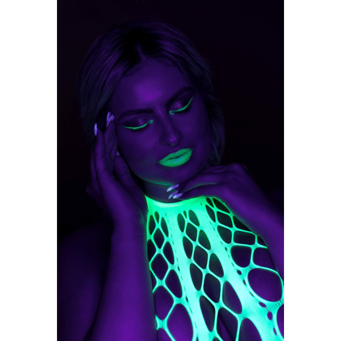 Бодістокінг - Ouch! Bodystocking With Halterneck Green, XS/XL