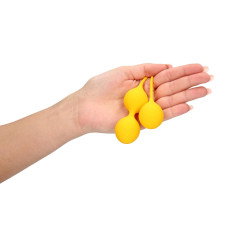 Набір вагінальних кульок - Loveline Silicone Kegel Balls Training Set Carambola